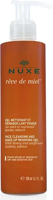 Gel pastrues dhe heqës grimi NUXE Rêve De Miel unisex 200ml
