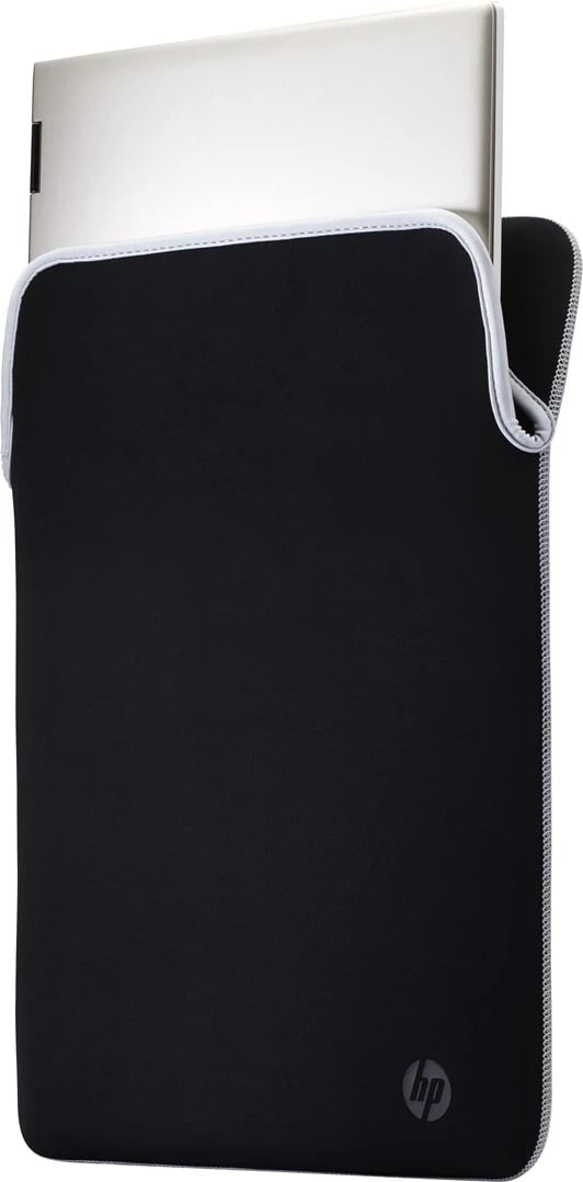 Mbulesë laptopi HP, e mbrojtshme dhe e kthyeshme, 15.6 inç, e zezë dhe argjendtë