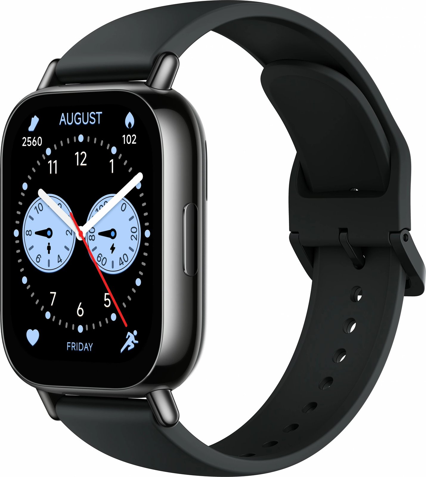 Smartwatch Xiaomi Redmi Watch 5 Lite, 4.98 cm, AMOLED, GPS, e zezë