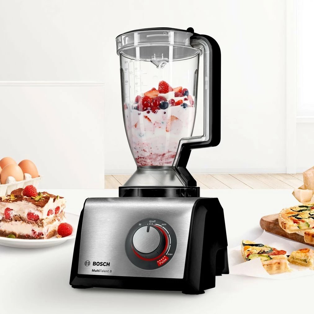 Robot kuzhine Bosch MC812M865, 3.9L, 1250W, Inox/zi