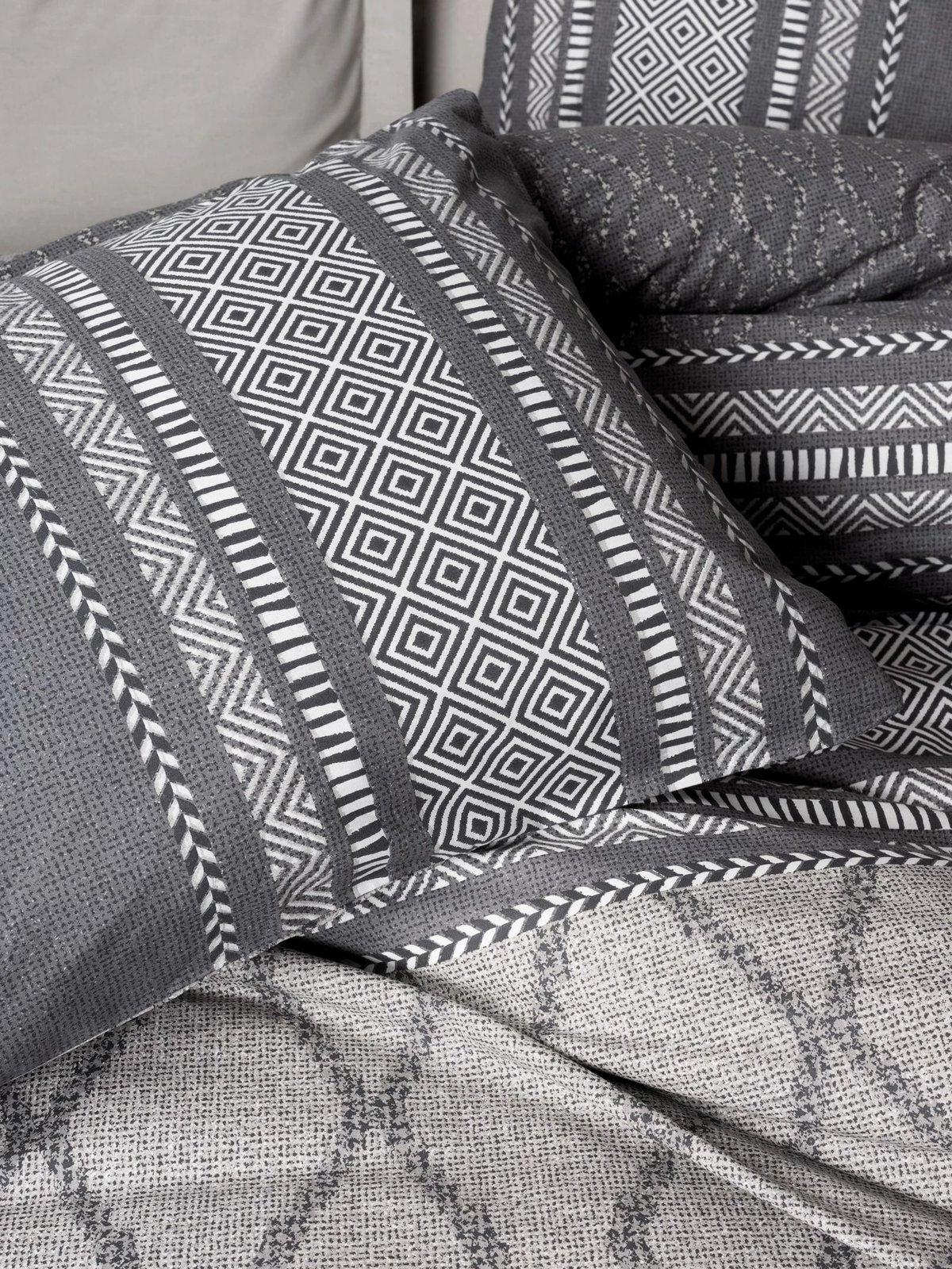 Set mbulesë për jorgan Super King, ngjyrë mink, L'essentiel, Tonnia