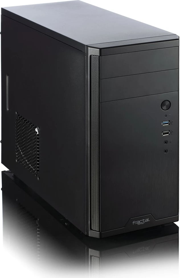 Kasë Fractal Design Core 1100, Mini Tower, Micro ATX/Mini ITX, e zezë