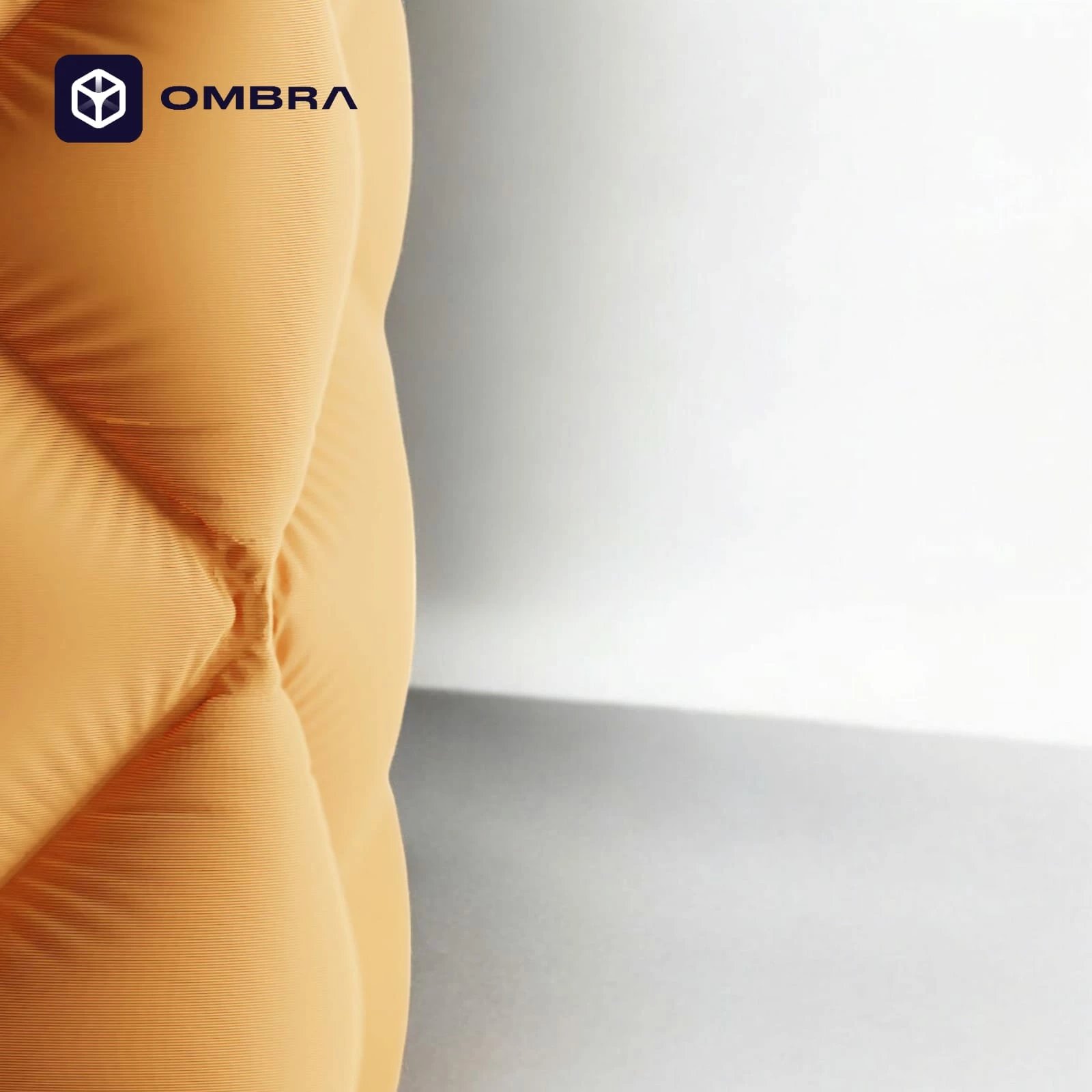 Vazo dekorative Pambuku, madhësia M, e portokalltë