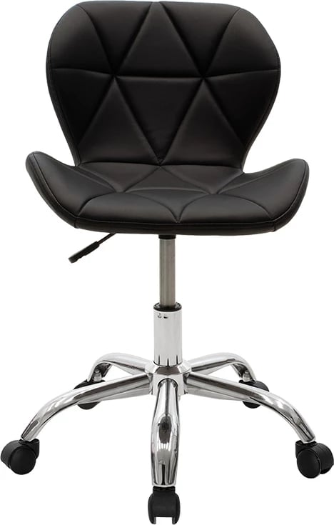 Karrige zyre Frea II, lëkurë PU, ngjyrë e zezë