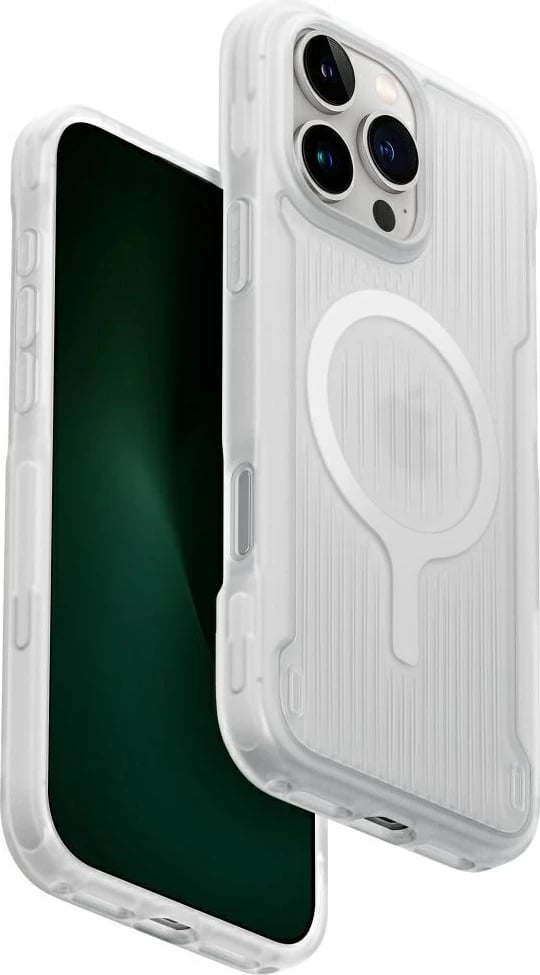 Mbështjellës UNIQ Combat Active Magclick Charging për iPhone 16 Pro Max, Bardhë