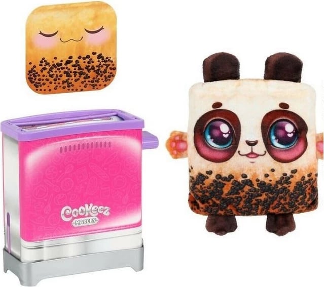 Lodër maskotë aromatike Cookeez Makery Toasts, Cobi MO-23522, me toster lodër, shumëngjyrëshe