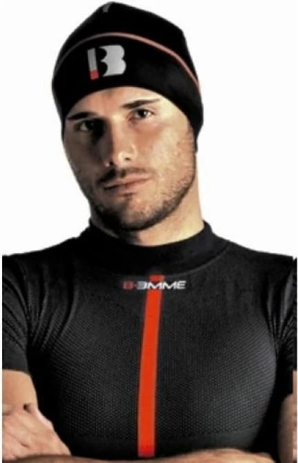 Kapelë Biemme për çiklizëm, e zezë