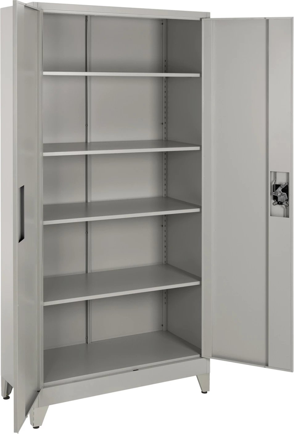 Dollap metalik dyerësh, ngjyrë gri e lehtë, DURON FH11979, 90x40x190 cm