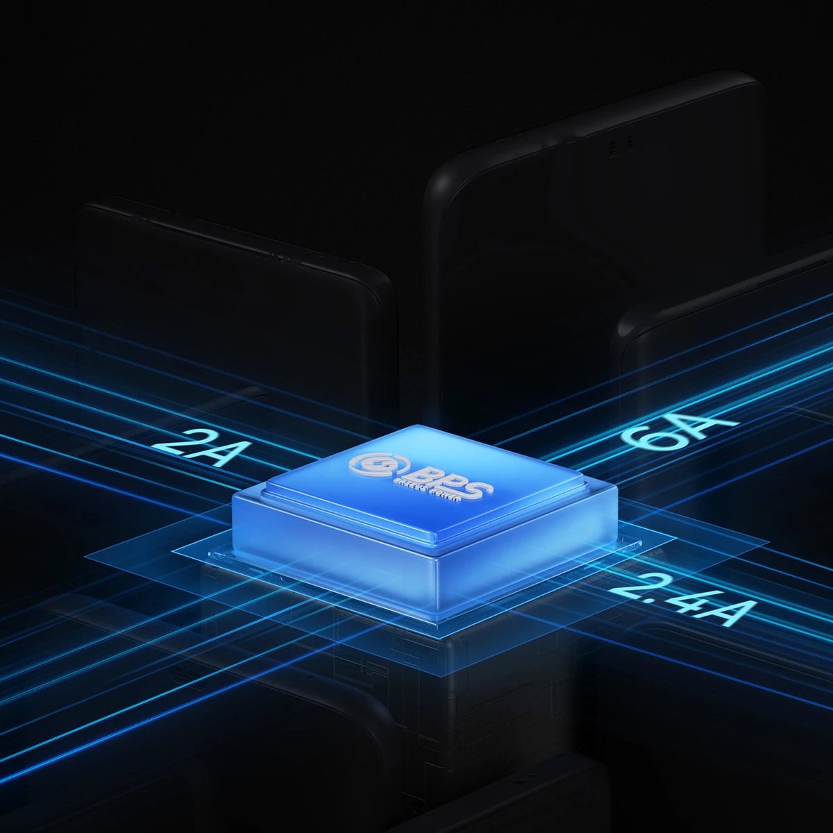 Kabllo karikimi Baseus Flash Series II, 1.2m, USB-A në USB-C/Lightning/micro USB, 100W, Kaltër