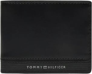 Portofol për meshkuj Tommy Hilfiger, i zi