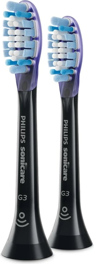 Koka zëvendësuese për furçë dhëmbësh Philips Premium Gum Care HX9052/88, 2 copë, e zezë