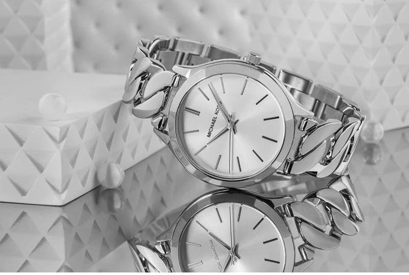 Orë dore për femra Michael Kors, argjend