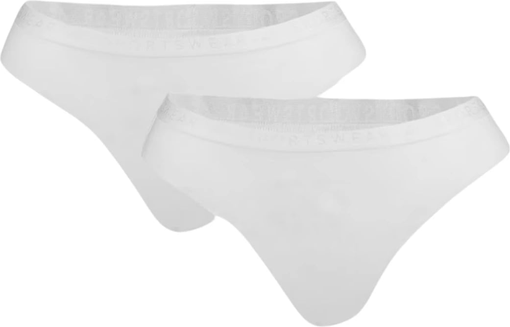 Të brendshme tanga për femra 4F, të bardha