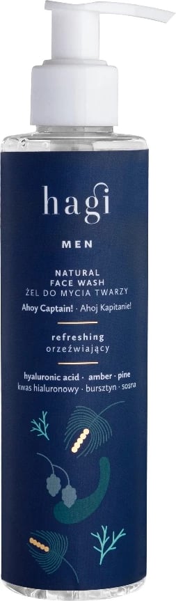 Xhel larës fytyre për meshkuj Hagi Ahoy Captain 200ml