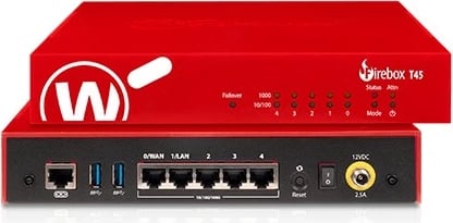 Firewall WatchGuard Firebox T45 me Total Security Suite 1 vit, e kuqe