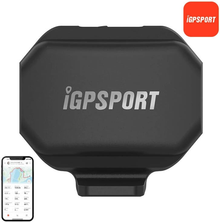 Sensor shpejtësie iGPSPORT SPD70 për biçikletë, i zi