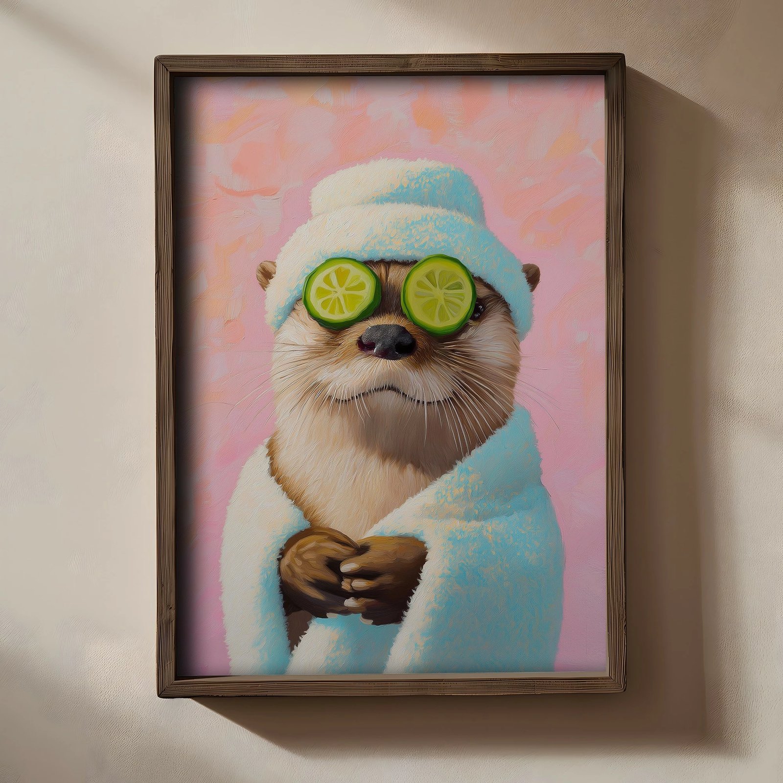 Pikturë dekorative me kornizë, MDF, Wallity, TUN042-XL, shumëngjyrëshe, 50x70x3.5cm