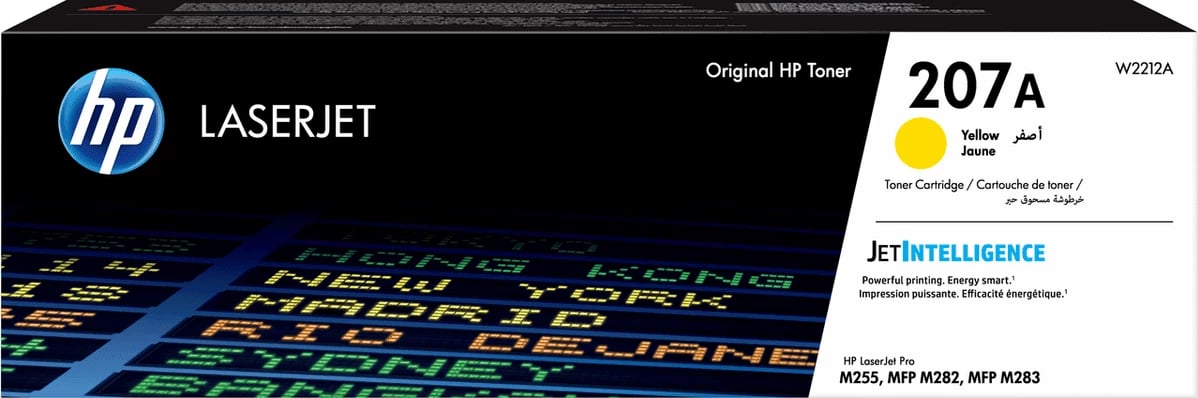 Toner HP 207A W2212A, rendiment deri 1250 faqe, i verdhë