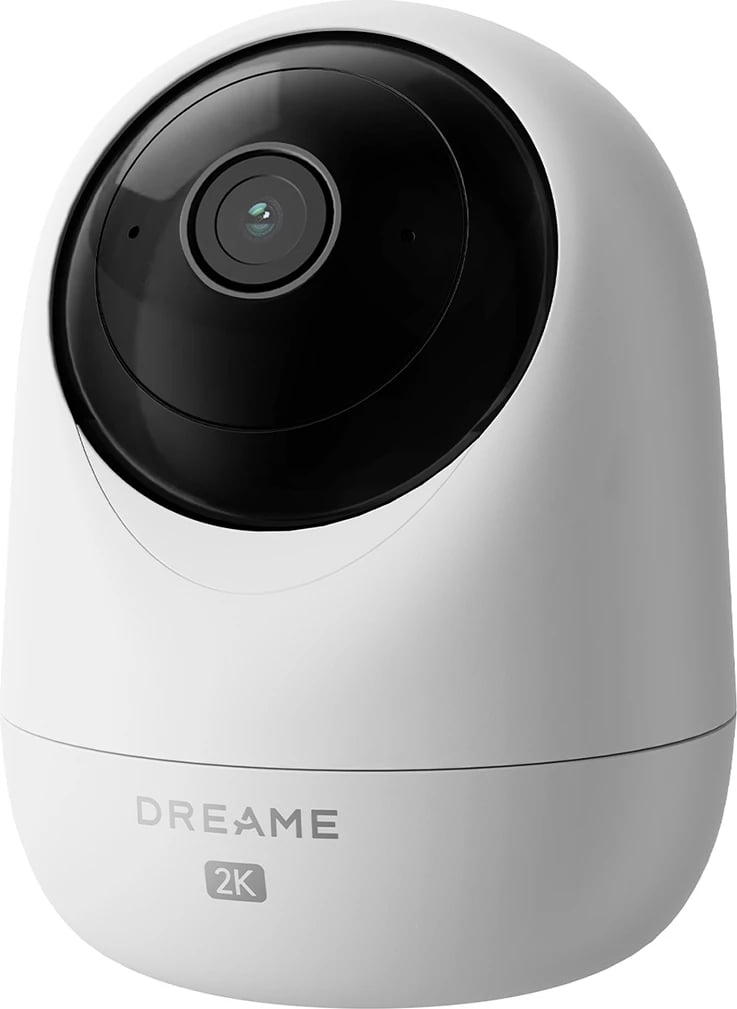 Kamerë e brendshme smart, Dreame Navo Care 1 InCam A131, 2K 4MP 360° pan/tilt, Wi‑Fi 2.4/5GHz, dy‑drejtim audio, microSD deri 256GB, e bardhë