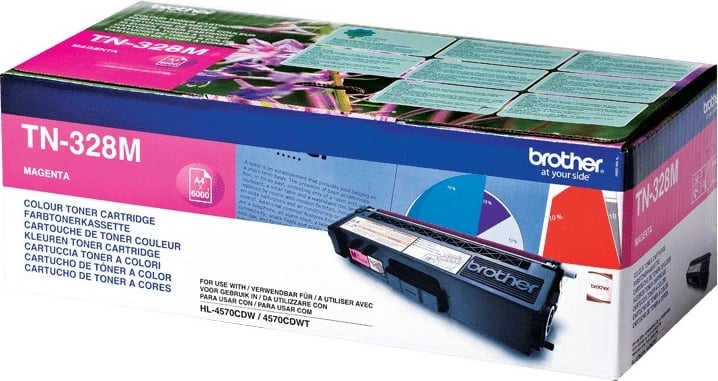 Toner Brother TN-328M magenta, origjinal, 6000 faqe Toner Brother TN-328M magenta, origjinal, 6000 faqe