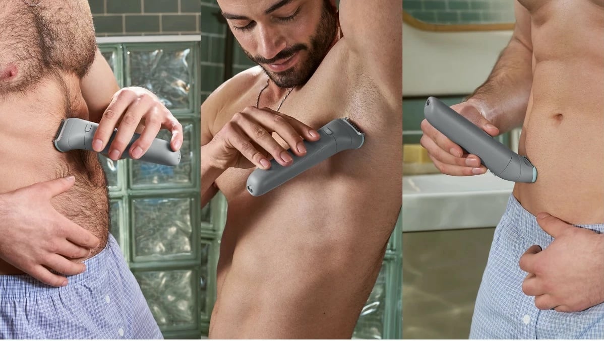 Trimmer trupi Philips Series 3000 BG3480/15, Wet & Dry, bateri 80 min, prerje 0.2 mm, krehra 2/3 mm, USB-A, gri