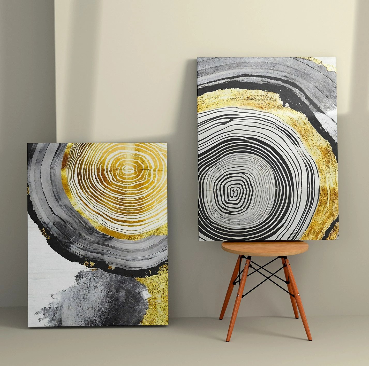 Pikturë dekorative në kanavacë (2 copë), Wallity, 2KNV4384, 50x70