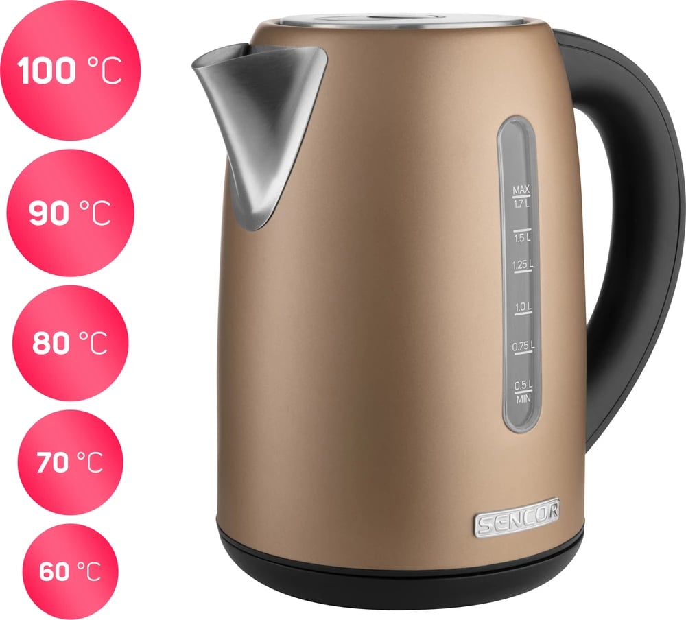 Vluese uji me termorregullues Sencor SWK 7707CH, 1.7L
