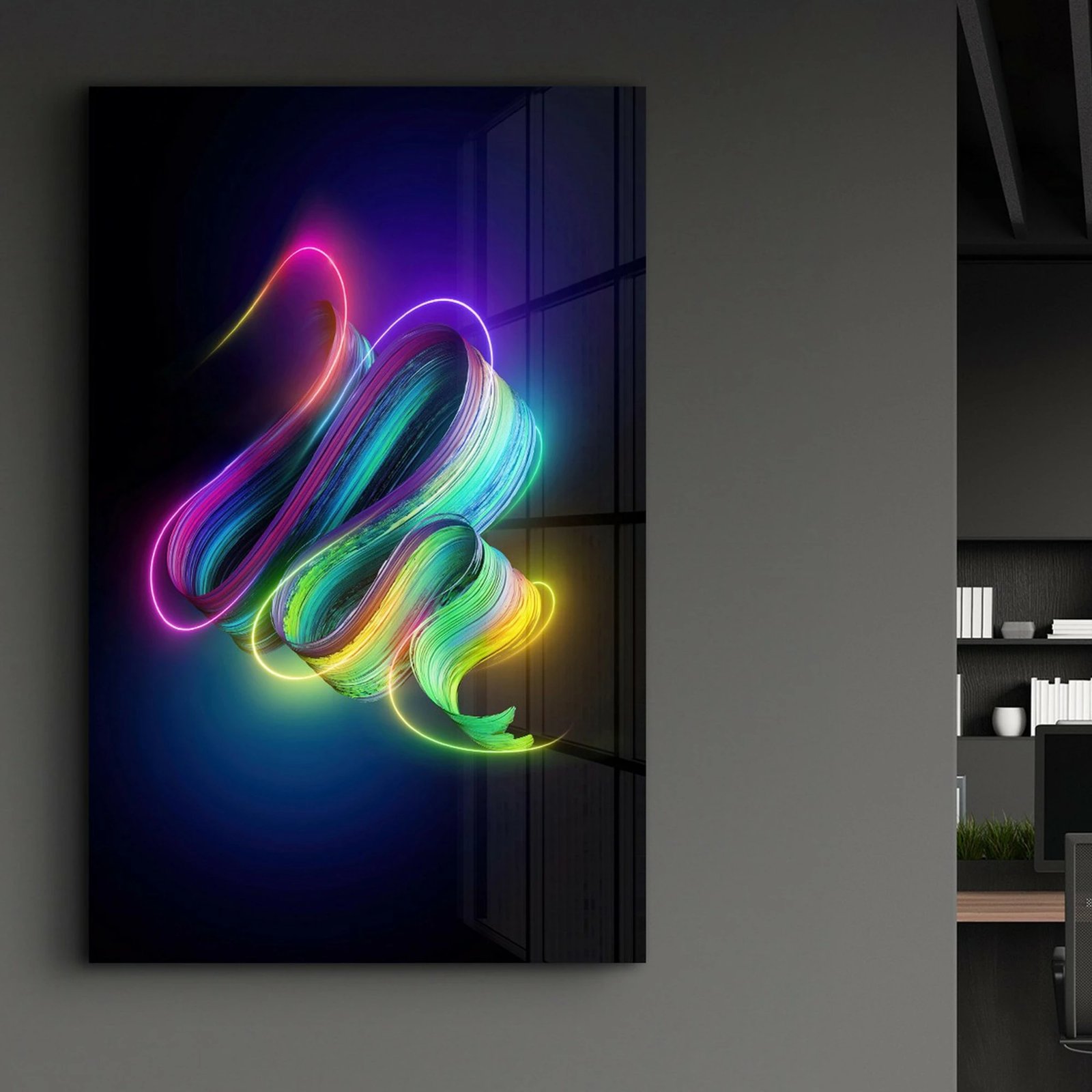 Pikturë dekorative prej xhami të temperuar, Wallity SPR-1401, 70x110cm