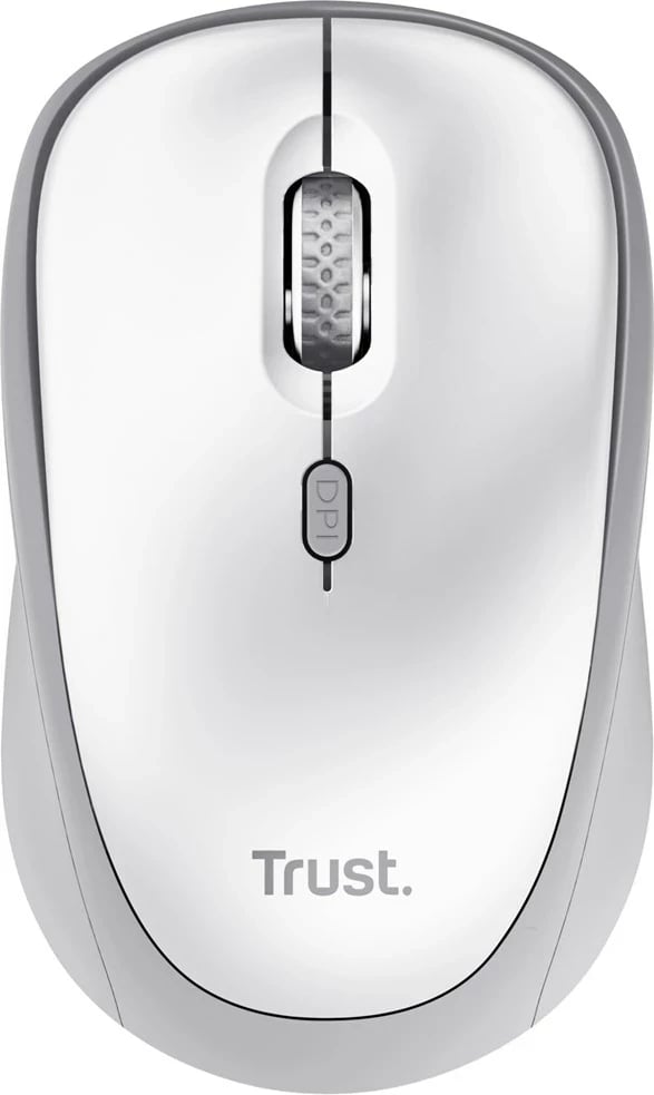 Set tastierë me maus Trust Ody II, Wireless, QWERTY US, Bardhë