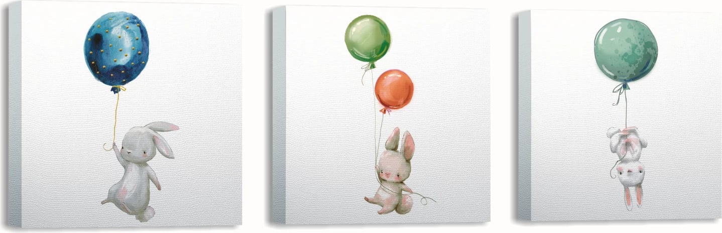 Pikturë dekorative në kanavacë (3 copë), Wallity, FAH11