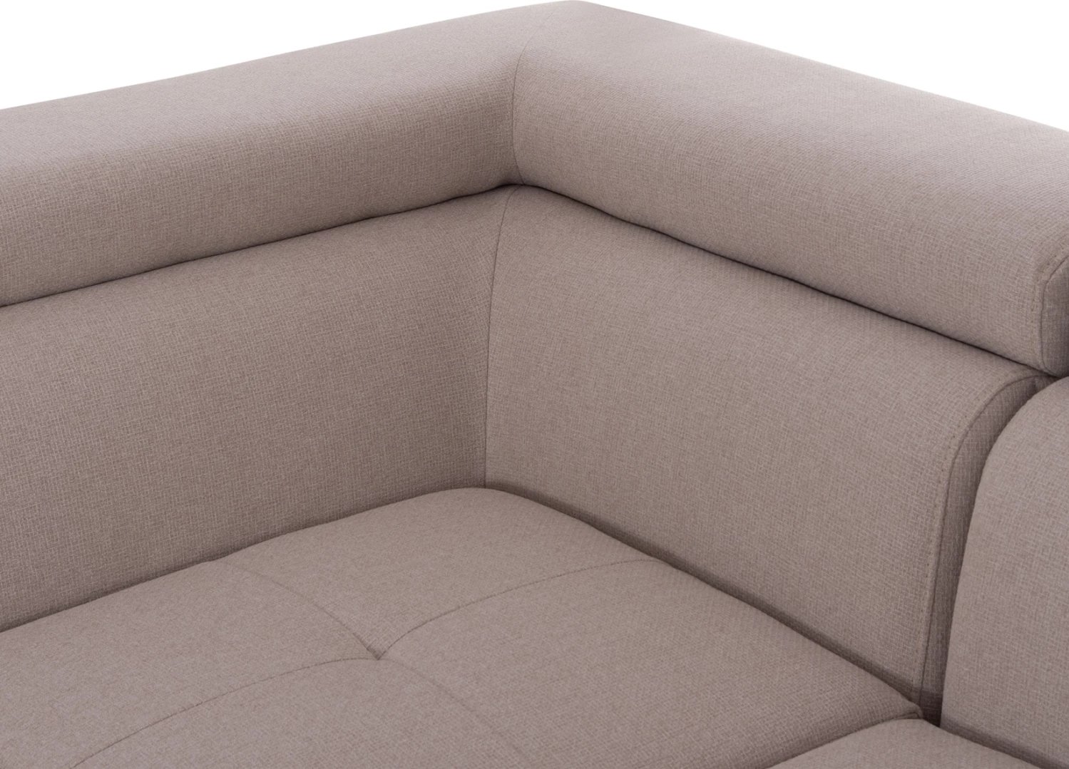 Kënd-sofë me hapësirë për depo, Encore FH3301.03L, material bezhë, 285x205x90cm