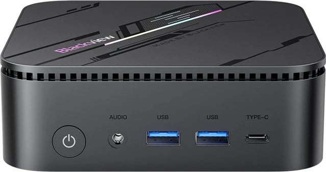 Kasë mini PC Blackview MP100 Pro, Intel Core i5-12450H, 16GB RAM, 512GB SSD, Windows 11 Pro, Zezë