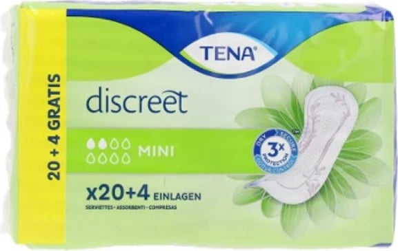 Peceta për inkontinencë TENA Discreet Mini unisex 24 copë