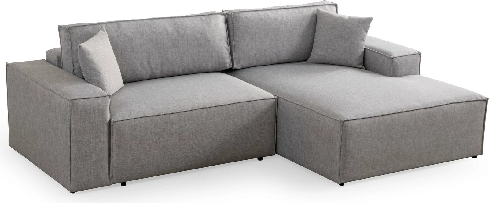Kënd-sofë krevate Atelier del Sofa, Pırlo kënd i djathtë, gri e çelët Kënd-sofë krevate Atelier del Sofa, Pırlo kënd i djathtë, gri e çelët