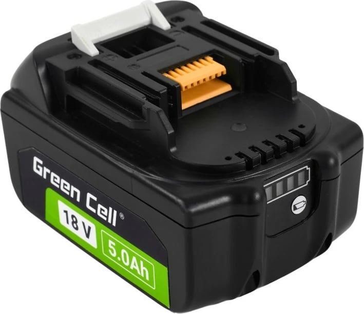 Bateri rikarikueshme Green Cell PTMA18V5 për Makita LXT 18V, 5Ah, Li-Ion, e zezë