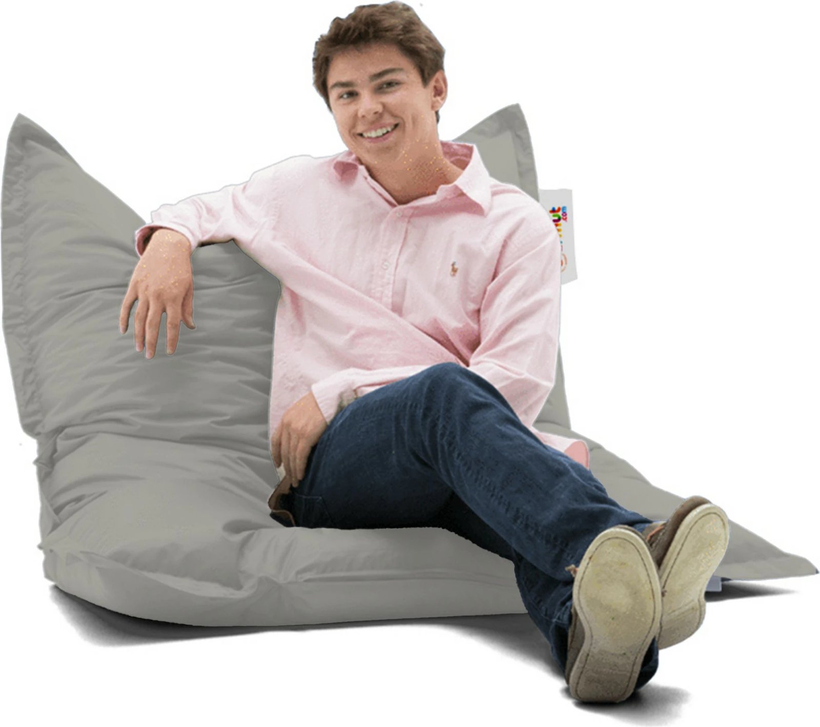 Puf për kopsht, Atelier del Sofa, jastëk pouf, 100x100, ngjyrë fume