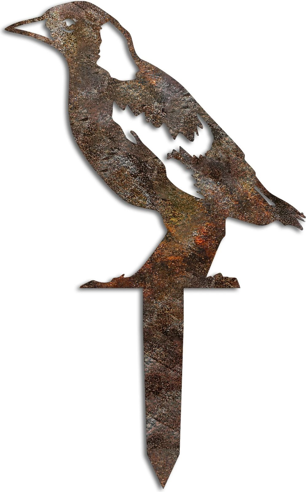 Objekt dekorativ për kopsht, zog, Aberto Design, shumëngjyrësh, 37x23cm