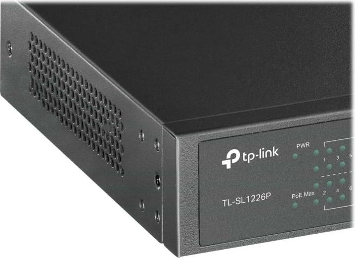 Switch TP-Link TL-SL1226P 24 porte Fast Ethernet PoE+ 250 W 2x Gigabit RJ45 + 2x Combo SFP