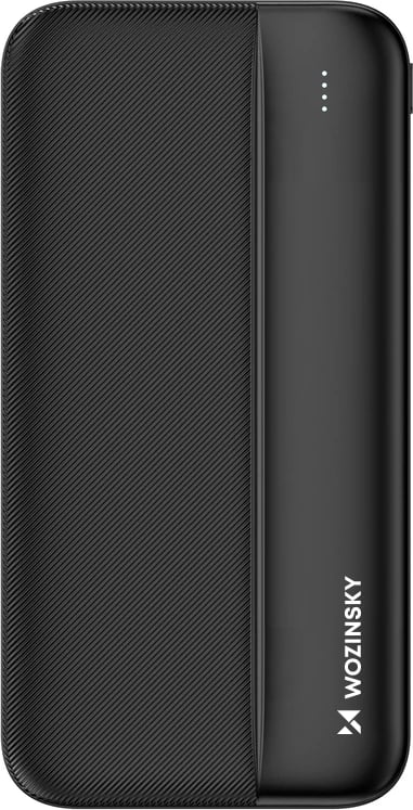 Powerbank Wozinsky WPBBK1, 10000mAh, 2x USB, e zezë