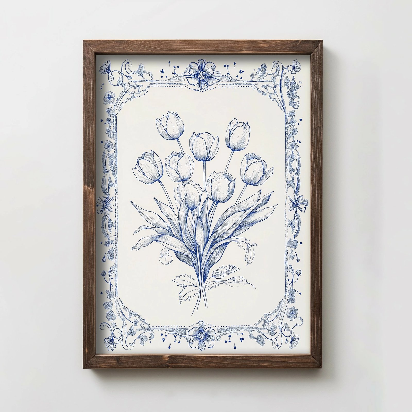 Pikturë dekorative me kornizë MDF, Wallity, TUN038-L