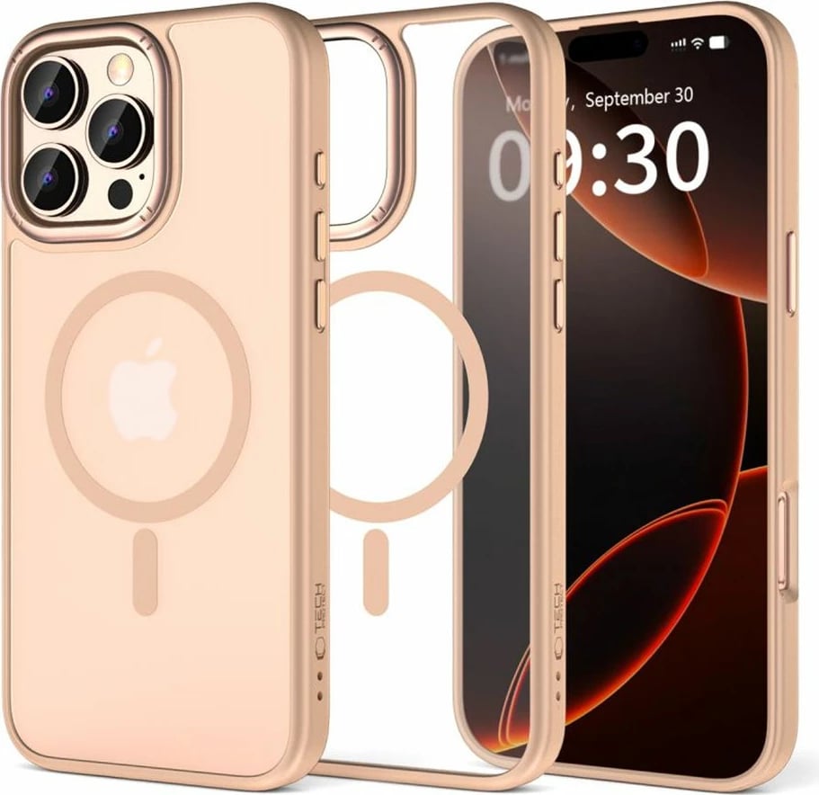 Mbështjellës Tech-Protect MagMat MagSafe për iPhone 16 Pro Max, Rozë