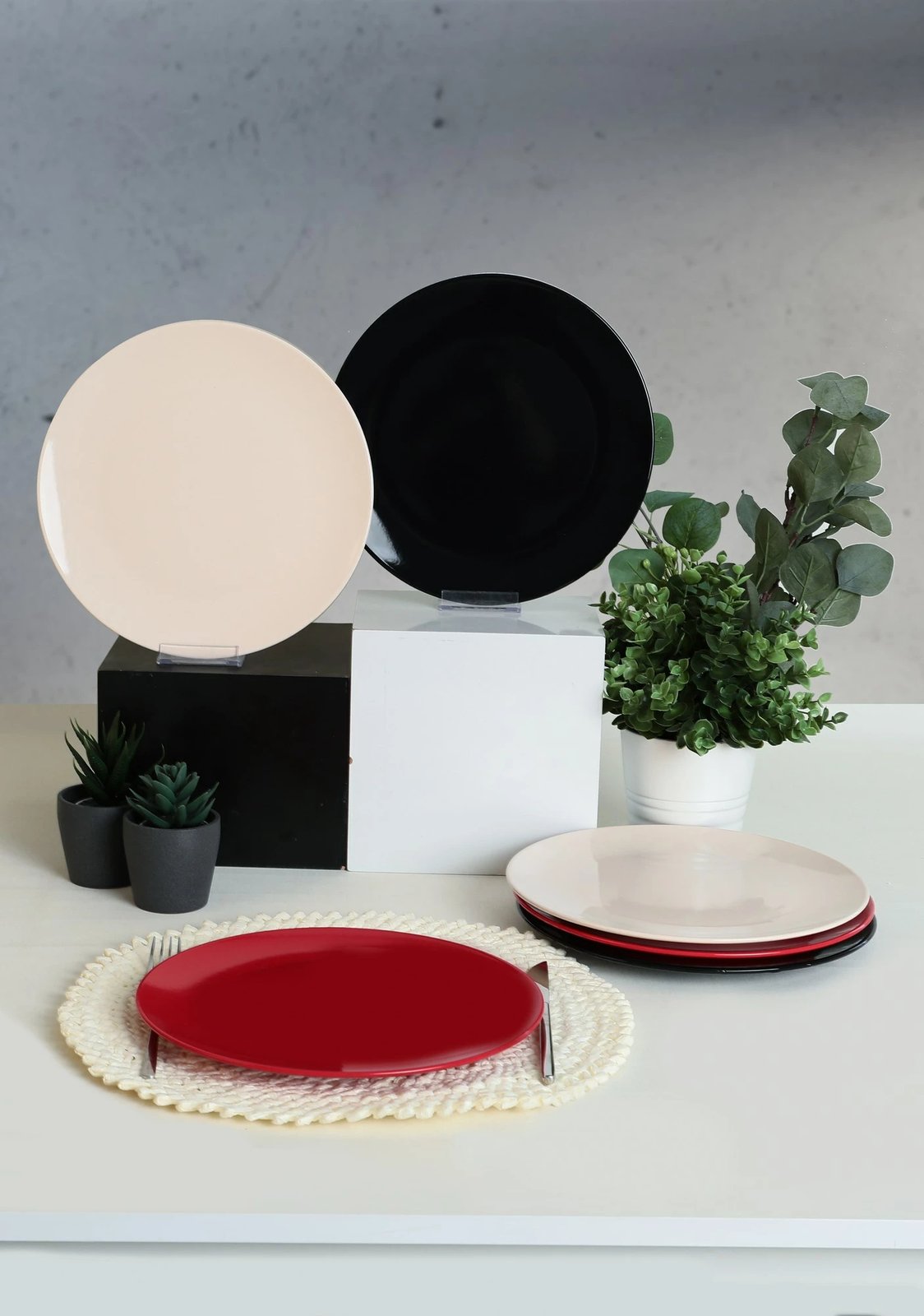 Set pjatash shërbimi (6 copë), Hermia Concept, shumëngjyrëshe, X0001382500000000000000000