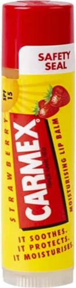 Balsam për buzë Carmex Strawberry Moisturising Lip Balm SPF15