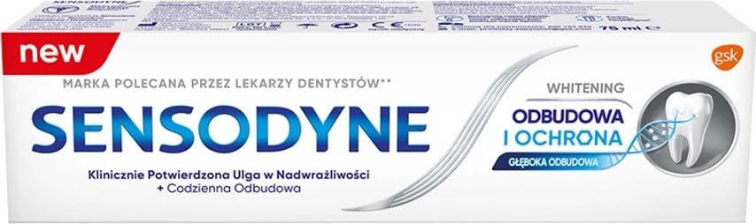 Pastë dhëmbësh Sensodyne Rebuilding and Protection Whitening 75ml