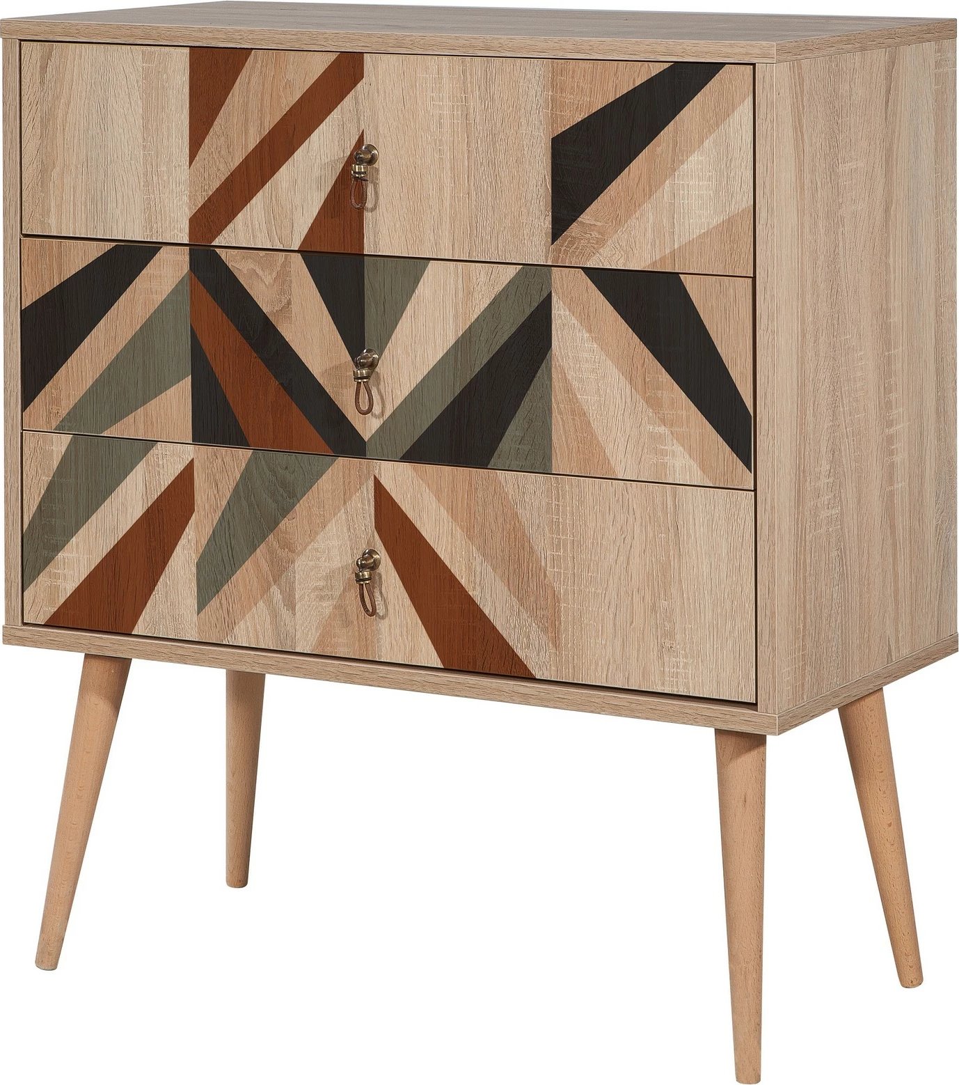 Komodë Hanah Home, City Trio Triangle, shumëngjyrëshe