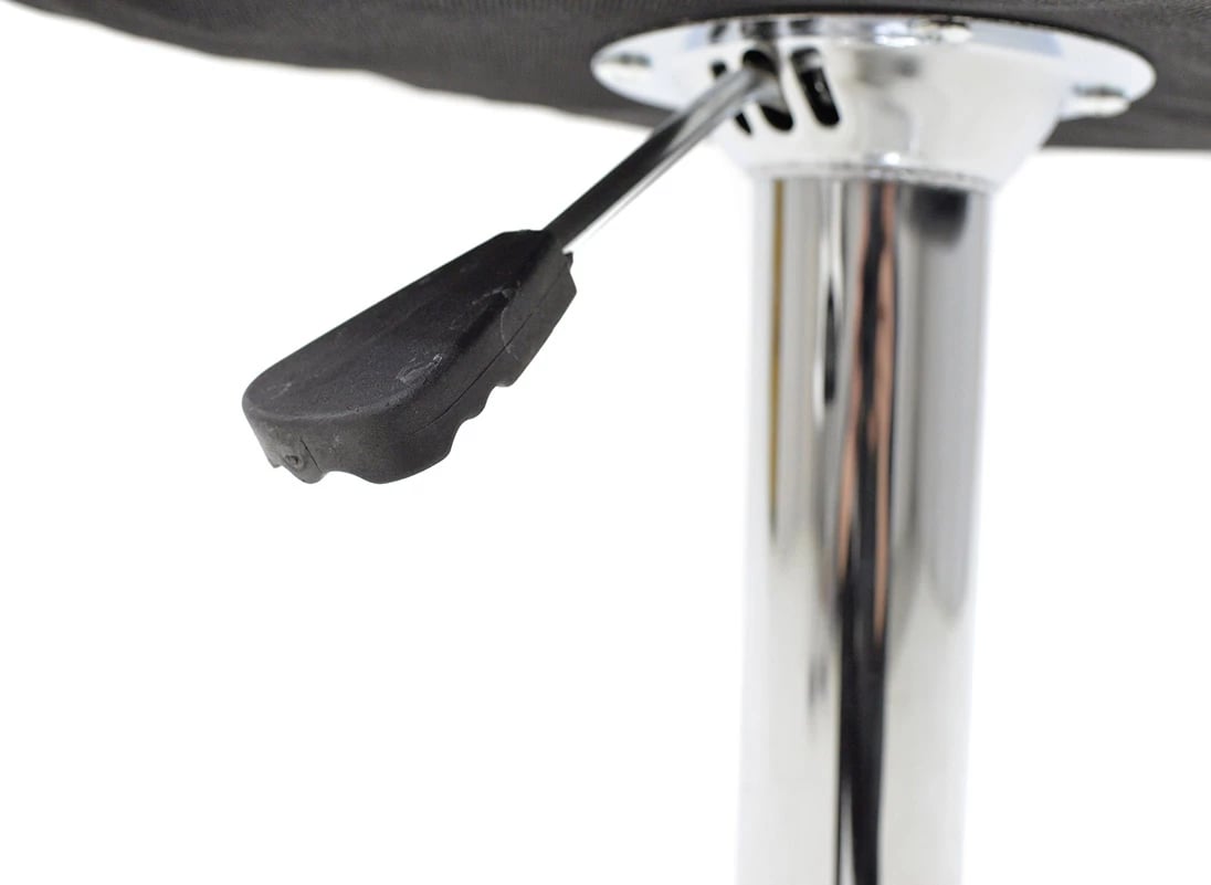 Karrige për bar Coozy pu, ngjyrë bardhë, kornizë kromi, set prej 2 copë