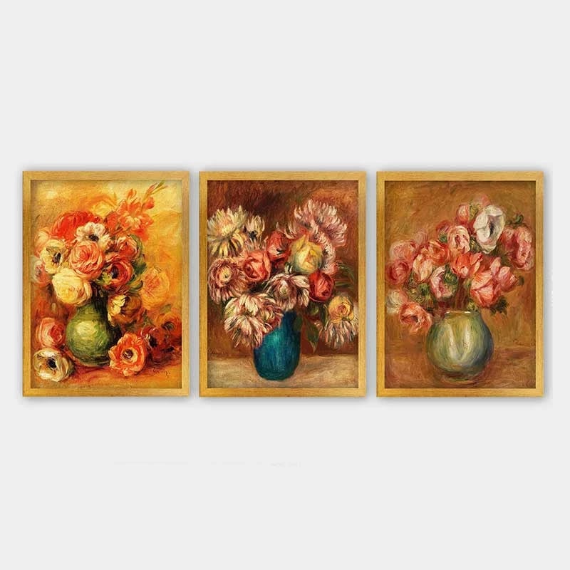 Pikturë dekorative me kornizë (3 copë), Wallity, 3AC_UN3965912_3545