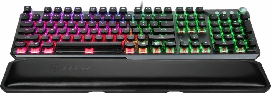 Tastierë mekanike MSI VIGOR GK71 SONIC, RGB, Cherry MX Red, full-size, e zezë