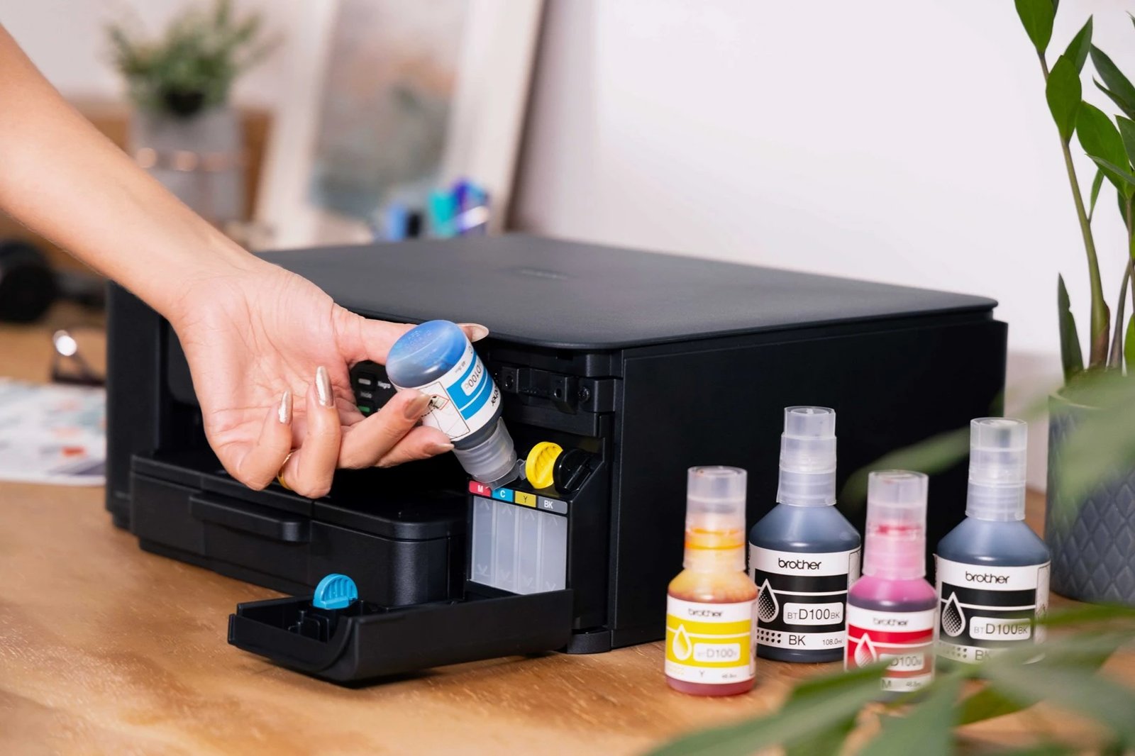 Printer multifunksional Brother DCP-T530DW, Inkjet, A4, Wi-Fi, i zi