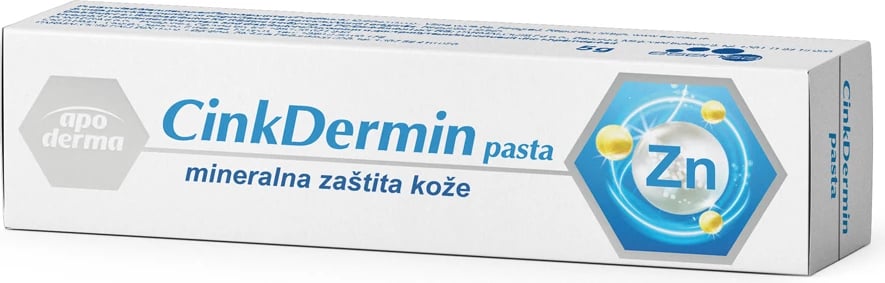 Pastë e zinkut 5 gr (CinkDermin) - Qetëson, mbron dhe rigjeneron lëkurën e irrituar.